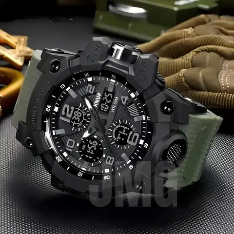 Relogio De Pulso Masculino Casual - verde militar