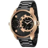 Relógio Masculino Original Cobre e Preto Grande Pulseira de Aço Mondaine 78527GPMVIA5