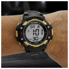 Relógio esportivo Masculino Digital preto treino 85010G0MVNP1 - comprar online