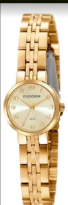 Relógio Mondaine Feminino Analógico Dourado 32391lpmvde1