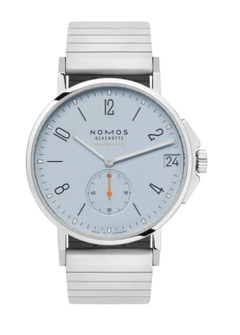 Relógio Nomos Ahoi Neomatik 38 Data Automático Azul Celesta 516 - comprar online