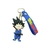 LLAVERO DE GOMA DRAGON BALL - GOKU AZUL CON BASTON - comprar online