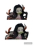 STICKER 3D HOLOGRAFICOS CON EFECTO NEZUKO PELEANDO