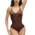 Imagem do V Neck Spaghetti Strap Bodysuit, Ternos corporais de compressão, Shapewear viri