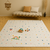 Alfombra antigolpes para bebé de 9 piezas con diseño colorido y suave, ideal para el juego en interiores.