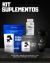 KIT SUPLEMENTOS- WHEY SABOR BAUNILHA, CREATINA,VITAMINA
