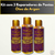 Kit com 3 Reparadores de Pontas Óleo de Argan NatyFlora – Cabelos Brilhantes e Sem Frizz