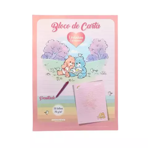 Bloco papel de carta - Ursinhos carinhosos - modelo A - comprar online