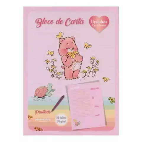 Bloco papel de carta - Ursinhos carinhosos - modelo C - comprar online