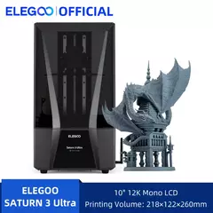ELEGOO SATURN 3 ULTRA 12K Mono MSLA Impressora 3D