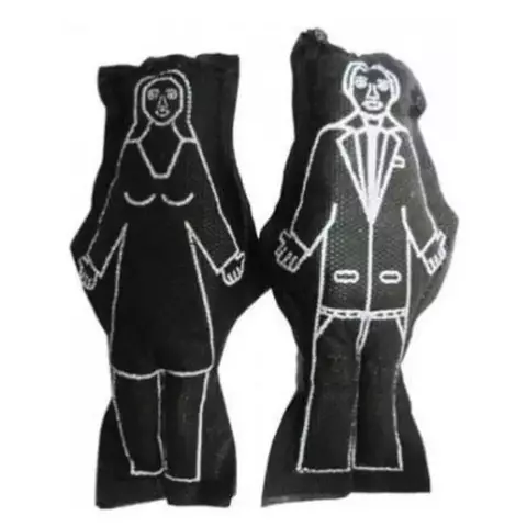Boneco de Vodu casal preto para magia voodoo vudu - comprar online