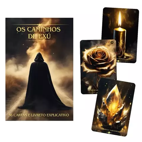 Baralho Os caminhos de Exu - plastificado - comprar online