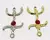 Pingente Orixa Tridente Pomba Gira C/ Strass GG niquel - comprar online
