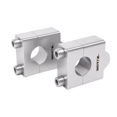 ELEVADOR MANUBRIO UNIVERSAL CON TAPA 22MM ELEVA 35 MM WIRTZ PLATA