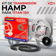 KIT TRANSMISION HONDA CG 150 TITAN 428/43-16 HAMP en internet