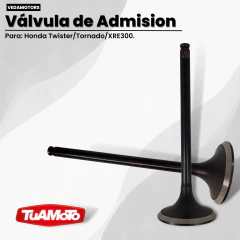 VALVULA DE ADMISION TWISTER/TORNADO/XRE 300 VEDAMOTORS en internet