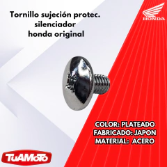 TORNILLO SUJECION PROTECTOR SILENCIADOR HONDA - Tuamoto Mayorista