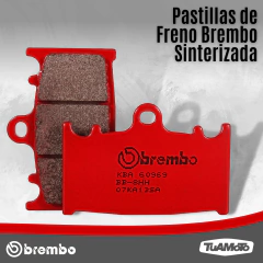 PASTILLA DE FRENO DELANTERA SINTERIZADA VERSYS 1000/NINJA 600 BREMBO - Tuamoto Mayorista