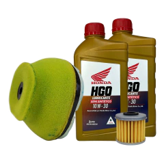 KIT SERVICE FILTROS ORIGINAL Y ACEITE HGO SEMI SINTETICO CRF 250R 14/17