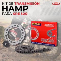 KIT TRANSMISIÓN HONDA XRE 300 520/39-13 HAMP en internet