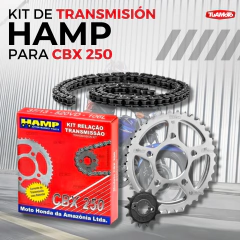KIT TRANSMISIÓN HONDA CBX 250 520/37-13 HAMP en internet