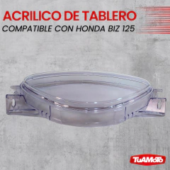 ACRILICO TABLERO HONDA BIZ 125 - Tuamoto Mayorista