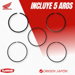 AROS DE PISTON 0.25 HONDA CG 150 TITAN/NXR 150 BROS - Tuamoto Mayorista