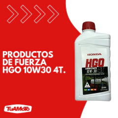 HGO PRODUCTOS DE FUERZA 10W30 1LTS CAJA X20 - Tuamoto Mayorista