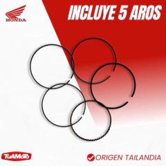 JUEGO DE AROS DE PISTON ESTÁNDAR HONDA WAVE - Tuamoto Mayorista