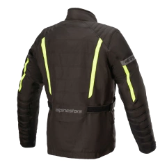 CAMPERA PARKA ALPINESTARS GRAVITI DRYSTAR NEGRA Y AMARILLO FLUOR - comprar online