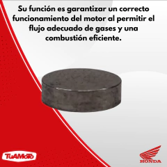 PASTILLA DE VALVULA (1.925) HONDA TODAS - tienda online