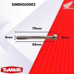 TORNILLO TAPA EMBRAGUE 6X65 MM HONDA - tienda online