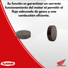 PASTILLA DE VALVULA (1.950) HONDA TODAS - tienda online
