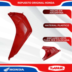 CACHA TANQUE IZQUIERDO ROJA R363 HONDA NEW WAVE - Tuamoto Mayorista