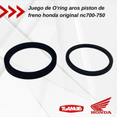 JUEGO ORING AROS PISTON DE FRENO HONDA