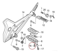 TORNILLO ESPECIAL (5X14) HONDA - comprar online