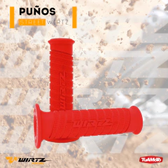 PUÑOS WIRTZ STREET ROJO FLUOR (CG/YBR/110/150) en internet