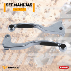 SET MANIJAS CON GRIP NEGRO XTZ 125 2014/21 WIRTZ en internet