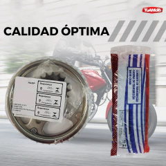 KIT TRANSMISION HONDA CG 150 TITAN 428/43-16 HAMP - tienda online