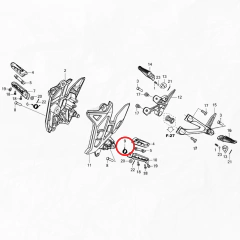RESORTE DE PEDALIN HONDA NC 700X/CBR 600/CB300F en internet
