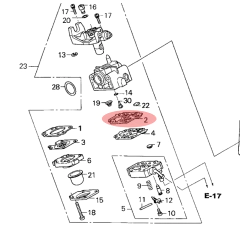 JUNTA CARBURADOR MOTOGUADAÑA UMK 435 en internet