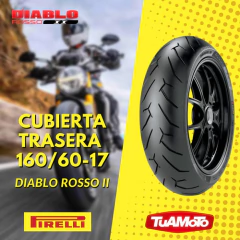 Imagen de CUBIERTA 160/60-17 69W DIABLO ROSSO II PIRELLI