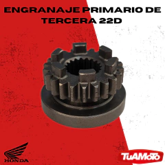 ENGRANAJE PRIMARIO DE TERCERA 22D HONDA XR 150L en internet
