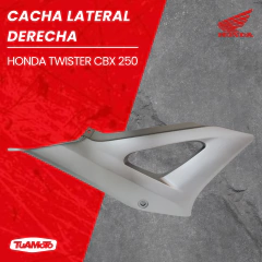 CACHA LATERAL DERECHO HONDA TWISTER PLATA - Tuamoto Mayorista