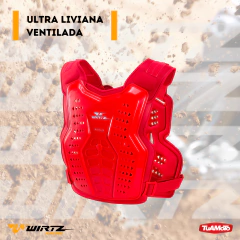 PECHERA WIRTZ ELEVATE ROJO/ROJO - Tuamoto Mayorista