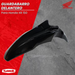 GUARDABARRO DELANTERO HONDA XR 150L NEGRO - Tuamoto Mayorista