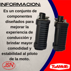 JUEGO PEDALIN TRASERO HONDA STORM/XR 125 JUSANI - Tuamoto Mayorista