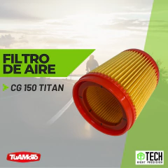 FILTRO DE AIRE HONDA CG 150 TITAN TECH - Tuamoto Mayorista