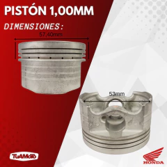 Imagen de PISTON 1.00 HONDA CG 150 TITAN / XR 150L