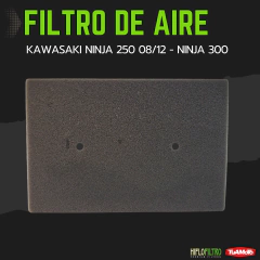 FILTRO DE AIRE HIFLO KAWASAKI NINJA 250/300 (2008/2012) - Tuamoto Mayorista